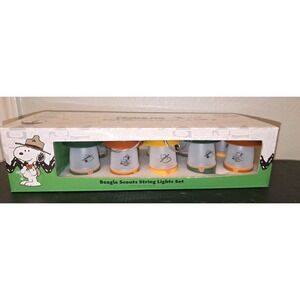 PEANUTS Beagle Scout Snoopy String Lights 10 LED Pcs Set New Indoor & Outdoor